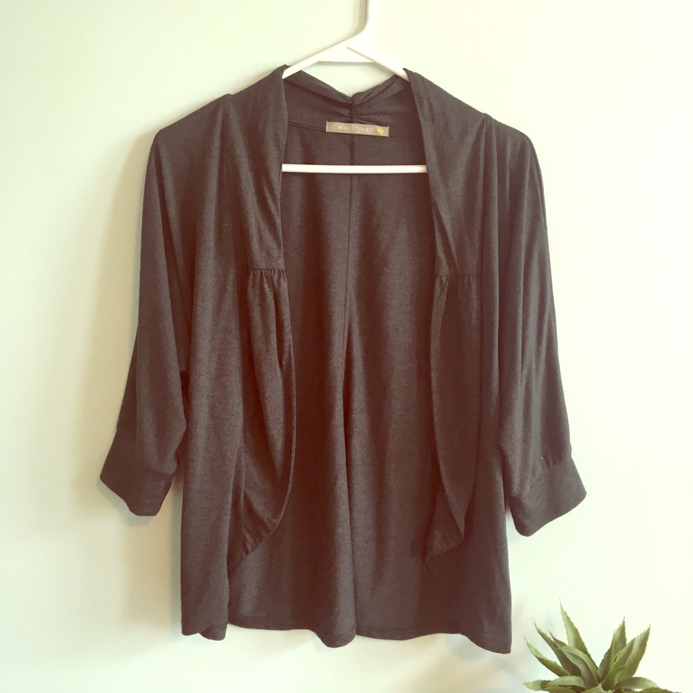 Charcoal cardigan